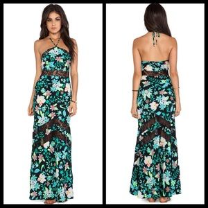 Lovers + Friends Tonight Dress Electric Hibiscus S